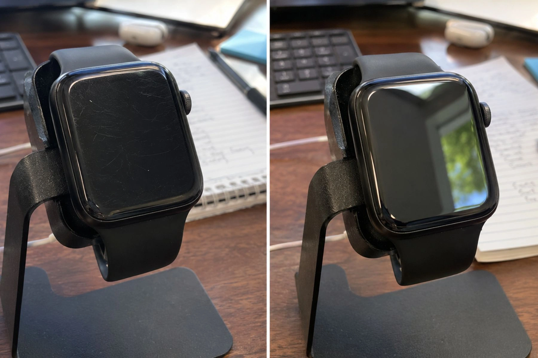 Kijelzőcsere helyett sokszor elég egy profi polírozás, ha karcos lett az Apple Watch okosórád.