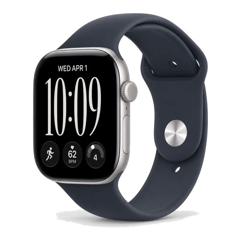 Polírozott, karcmentes Apple Watch Series kijelző