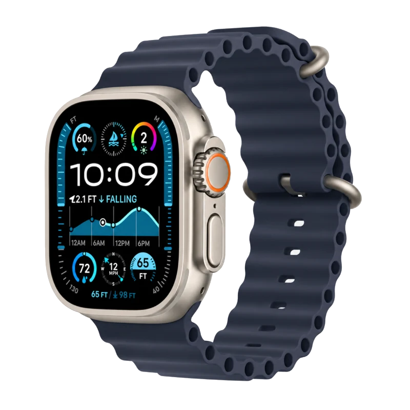Apple Watch Ultra 2 titán tokkal, karcmentes zafír kijelzővel