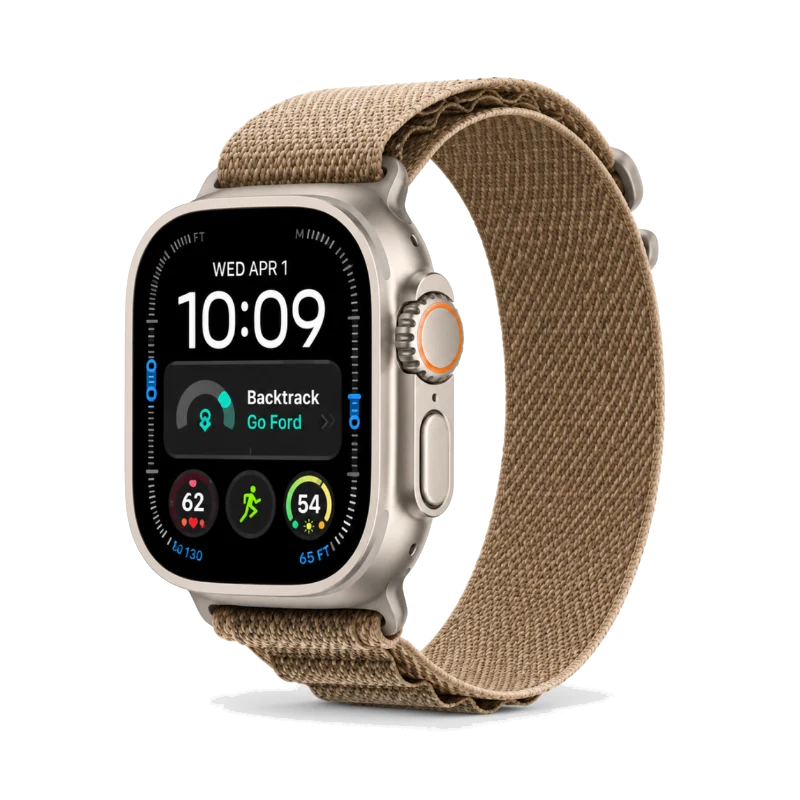 Apple Watch Ultra 4 titán tokkal, karcmentes zafír kijelzővel