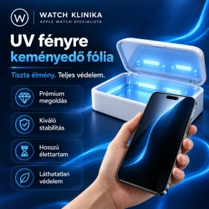 Hydrogél kijelzővédő fólia mobiltelefonon - 1. kép