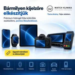 Hydrogél kijelzővédő fólia a készülék kijelzőjén - 2. kép