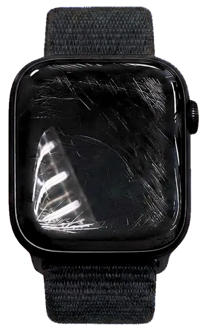 Karcos Apple Watch kijelző polírozás előtt