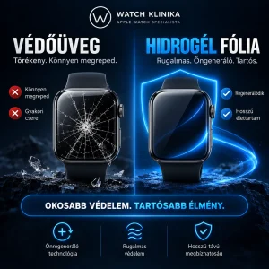 Hydrogél kijelzővédő fólia okosórán - 2. kép